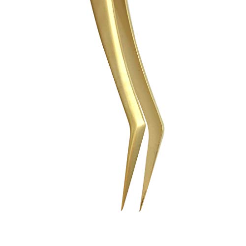 EMEDA Eyelash Extension Tweezers for Make Fans Professional Precision Stainle...