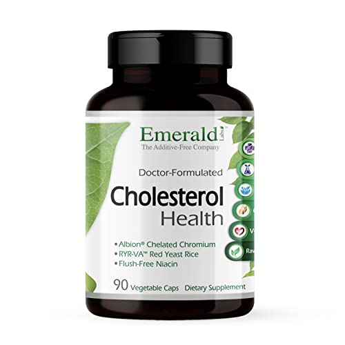 Emerald Labs Cholesterol Health - Featuring CoQ10, Flush-Free Niacin, RYR-VA,...