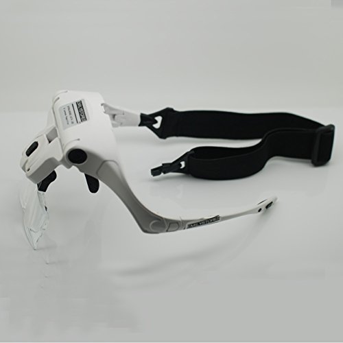 EMILYSTORES LED Light Glasses Helmet Magnifier For Eyelash Extensions Glasses...