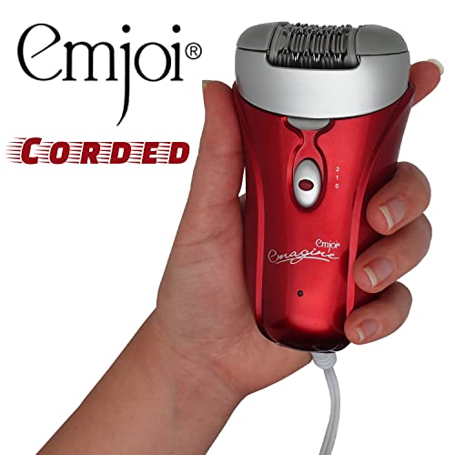 Emjoi Epilator with 72 Tweezers - Dual Opposed Head, Hair Removal for Women, ...
