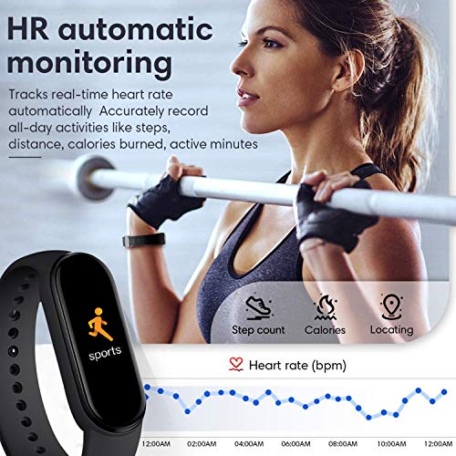 Fitness Tracker,Smart Watch,Heart Rate Monitor IP67 Waterproof Activity Track...