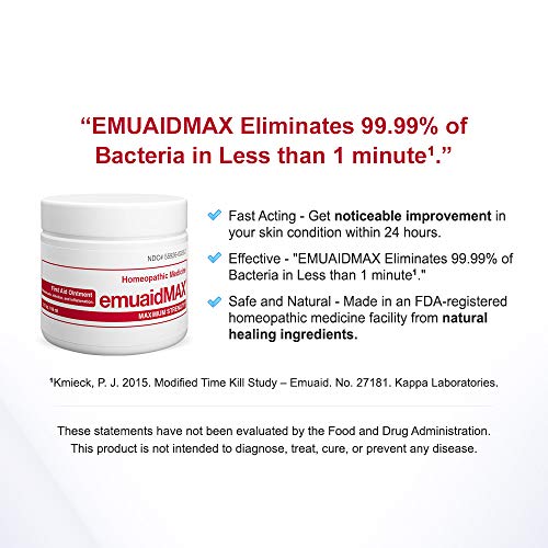 EMUAIDMAX Ointment - Eczema Cream. Maximum Strength Treatment. Use Max Streng...