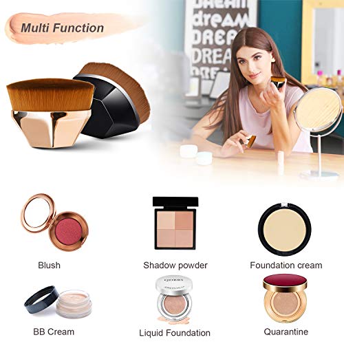 Foundation Makeup Brush, Endoto Kabuki Magic Face Momma Brush Flat Top High-D...