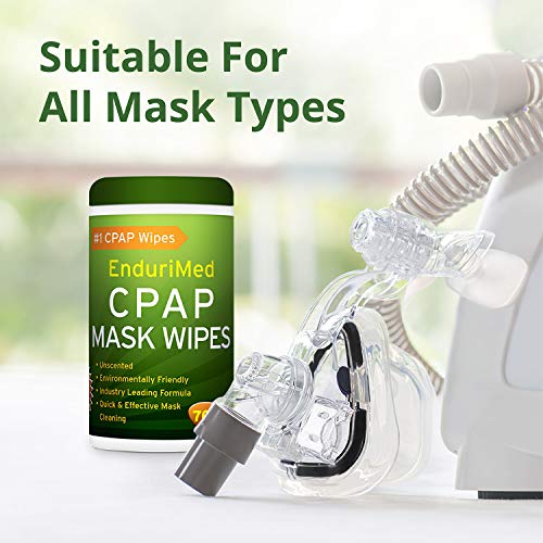 CPAP Wipes, Unscented, Super Strong, Soft, Lint Free, 100% Skin Safe CPAP Cle...