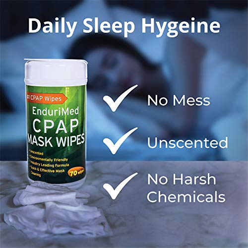 CPAP Wipes, Unscented, Super Strong, Soft, Lint Free, 100% Skin Safe CPAP Cle...