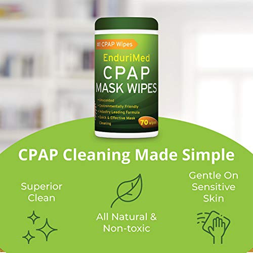 CPAP Wipes, Unscented, Super Strong, Soft, Lint Free, 100% Skin Safe CPAP Cle...