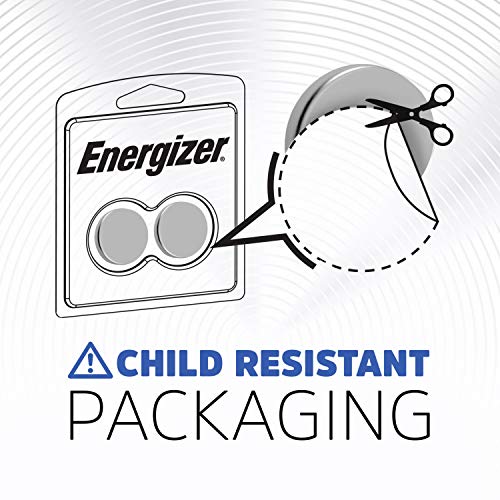 Energizer CR2032 Batteries, 3V Lithium Coin Cell 2032 Watch Battery,White (6 ...