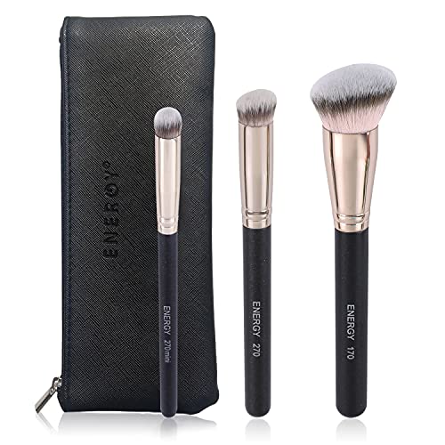ENERGY Foundation Makeup Brushes for Liquid Makeup Pro Kabuki Foundation Brus...