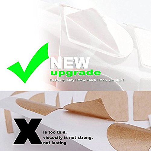 enForten 10 Pack Total 200pcs False Nail Art Patch False Nail Sticker for Man...