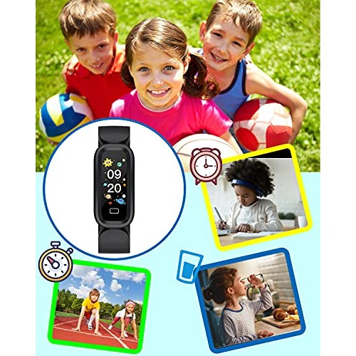 ENGERWALL Fitness Tracker for Kids Boys Girls IP68 Waterproof, Kids Activity ...