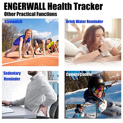 ENGERWALL Fitness Tracker with Step Counter /Calories /Stopwatch,Activity Tra...