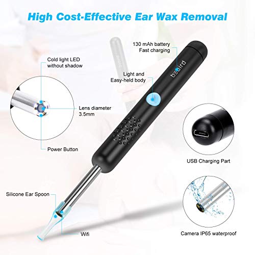 Ear Wax Removal, Enjoyee Ear Cleaner Ear Wax Removal Kit, Wireless Ear Wax Re...