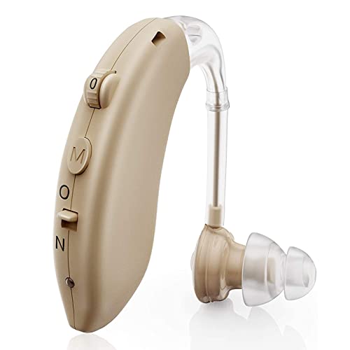 Hearing Aid, Hearing Aid for Seniors Rechargeable Hearing Amplifier with Nois...