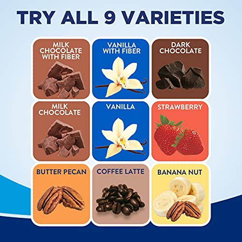 Ensure Original Nutrition Shake with Fiber, Small Meal Replacement Shake, Com...