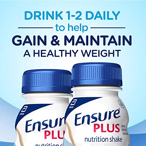 Ensure Plus Nutrition Shake With Fiber, 16 Grams of Protein, Meal Replacement...