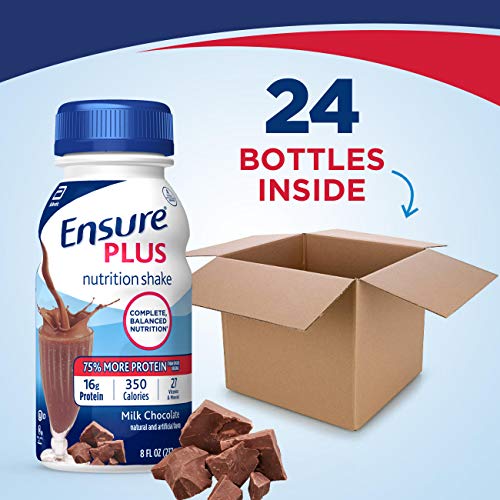 Ensure Plus Nutrition Shake With Fiber, 16 Grams of Protein, Meal Replacement...