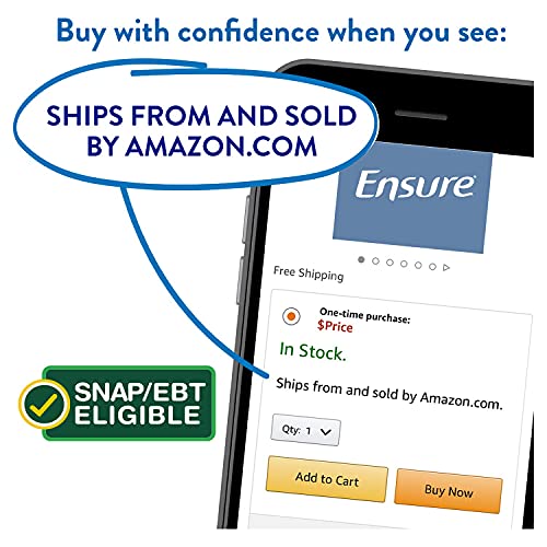 Ensure 100% Plant-Based Vegan Protein Nutrition Shakes with 20g Fava Bean and...