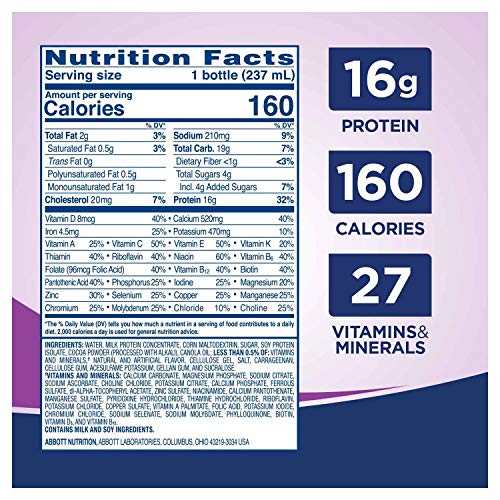 Ensure High Protein Nutritional Shake with 16g of Protein, Ready-to-Drink Mea...