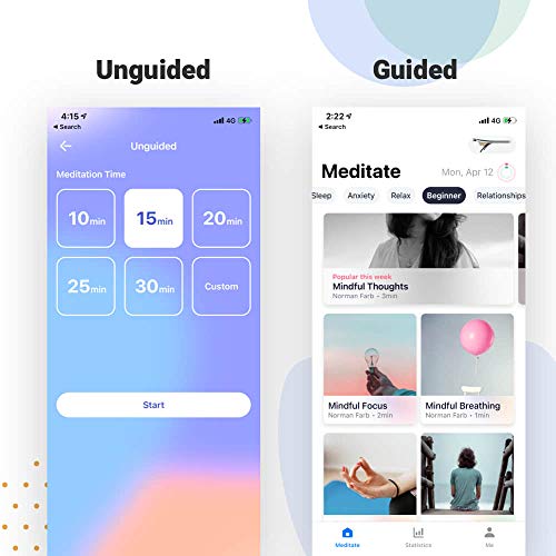 Flowtime: Biosensing Meditation Headband - Meditation Tracker - Heart Rate an...