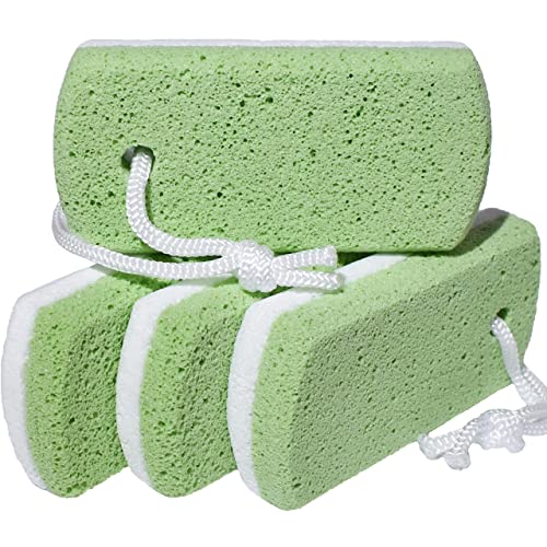 Dr. Entre's Pumice Stone for Feet 4 Pack: Callus Remover, Dead Skin Scraper, ...