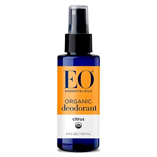 EO Organic Deodorant Spray: Aluminum Free, Citrus, 4 Ounce