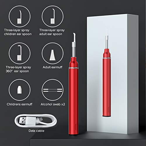 eoglo Ear Wax Removal Tool Camera, Extra Thin (3.9mm) with 6 LED Lights, HD 1...