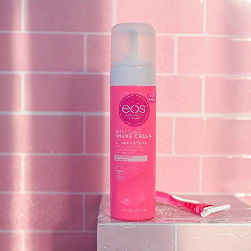 eos Shea Better Shaving Cream for Women Variety Pack - Pomegranate Raspberry ...