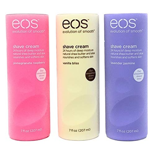 Eos Ultra Moisturizing Shave Cream Variety Pack: Pomegranate-Raspberry, Laven...
