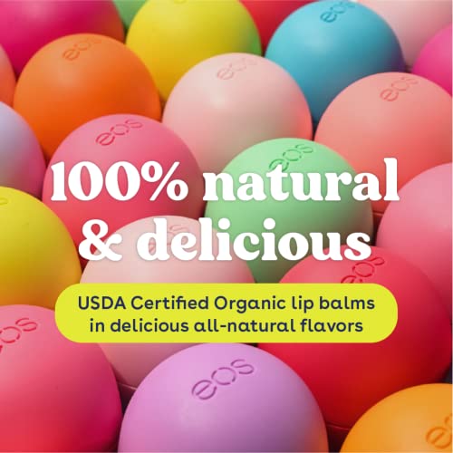 eos USDA Organic Lip Balm, Sweet Mint, Moisturize Dry Lips, 100% Natural and ...