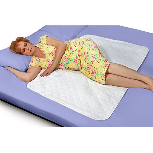 Premium Quality Bed Pad , Quilted , Waterproof , and Washable , 34" x 52" The...