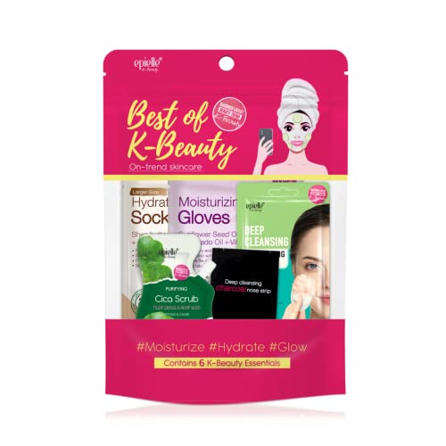 Epielle All In One Kit, cleansing, facial sheet mask, peel off, Fun facial ma...