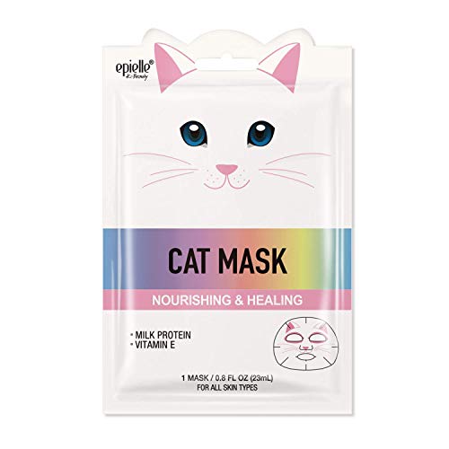 Epielle Character Sheet Masks | Animal Spa Mask | Dalmatian, Zebra, Cat, Shar...