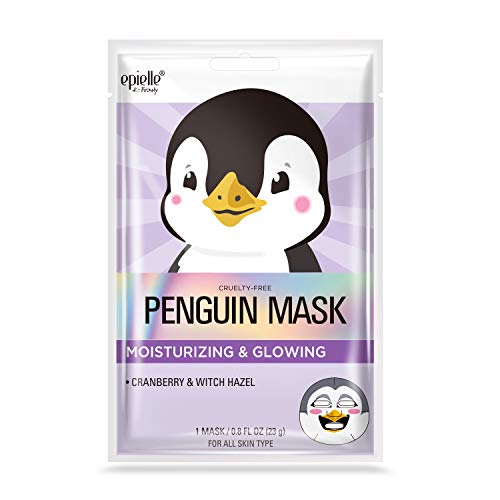 Epielle Character Sheet Masks | Animal Spa Mask | Puppy, Tiger, Rabbit, Pengu...