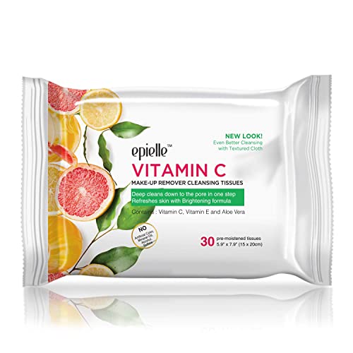 Epielle New Makeup Remover Cleansing Wipes Tissue | Gentle for all Skin Types...