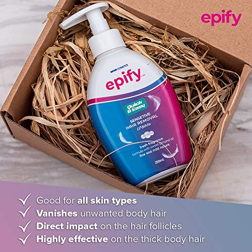 epify by bubbly Hair Removal Cream, 8.45 Fl Oz (Pack of 1)