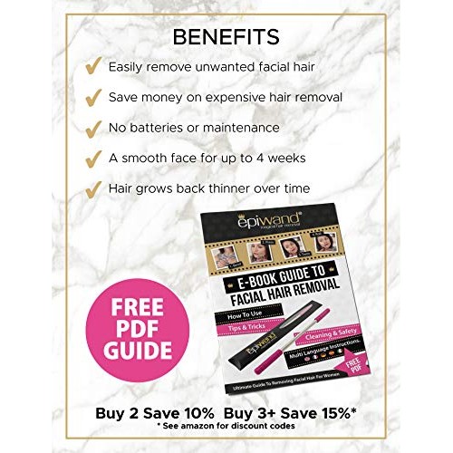 Epiwand Facial Hair Remover Spring Threading Tool - Our Women’s Facial Epilat...