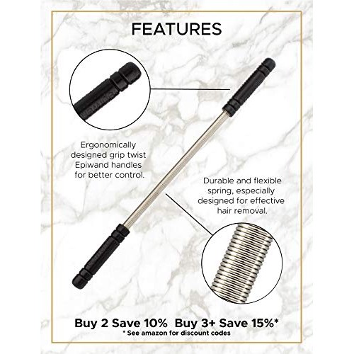 Epiwand Facial Hair Remover Spring Threading Tool - Our Women’s Facial Epilat...