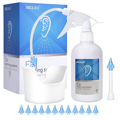 Ear Wax Removal Kit, Ear Cleaning Kit, with Ear Washer Bottle, Ear Wash Basin...