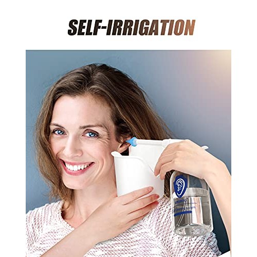 Ear Wax Removal Kit, with Ear Washer Bottle, Ear Wash Basin and 12 Pcs Reusab...