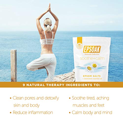Epsoak Everyday Epsom Salt - 2 lbs. Soothe + Calm Bath Salts