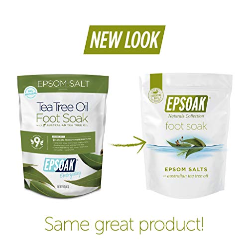 Tea Tree Oil Foot Soak with Epsoak Epsom Salt - 2 Pound Value Bag