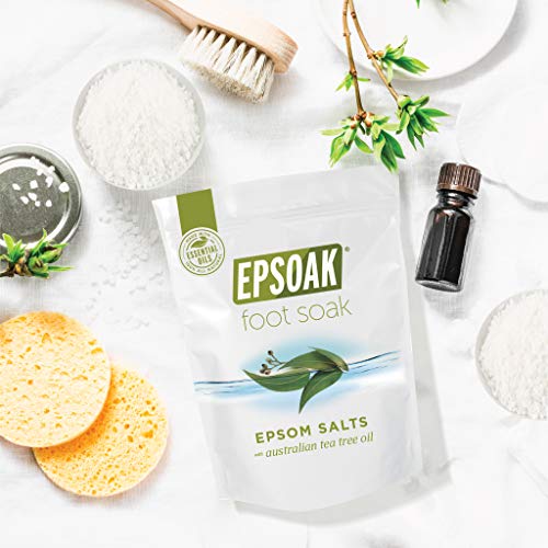 Tea Tree Oil Foot Soak with Epsoak Epsom Salt - 2 Pound Value Bag