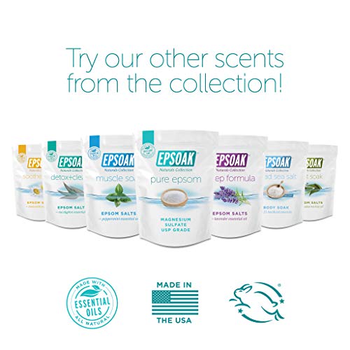 Tea Tree Oil Foot Soak with Epsoak Epsom Salt - 2 Pound Value Bag