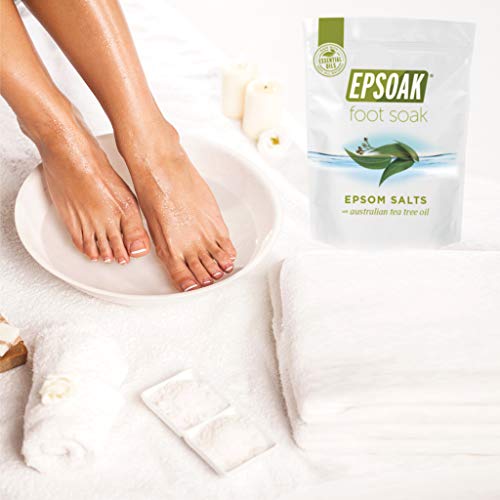Tea Tree Oil Foot Soak with Epsoak Epsom Salt - 2 Pound Value Bag