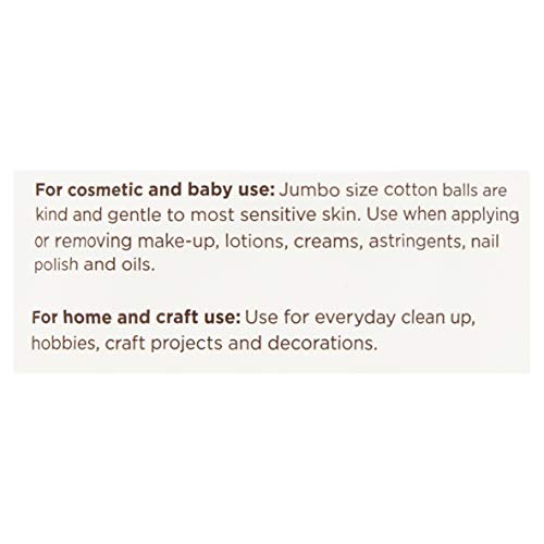 Equate Beauty Cotton Balls, Large Jumbo Size, 400 Count Package, 1 Pack (Incl...