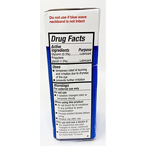 Equate Dry Eye Relief Lubricant Eye Drops Liquid, 1 Oz