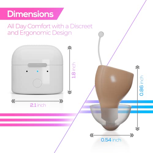 Equilibrian Premium Hearing Aids for Seniors | Rechargeable Hearing Aid with ...