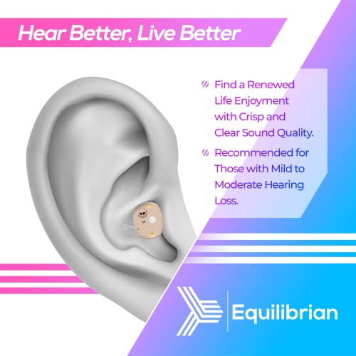 Equilibrian Premium Hearing Aids for Seniors | Rechargeable Hearing Aid with ...