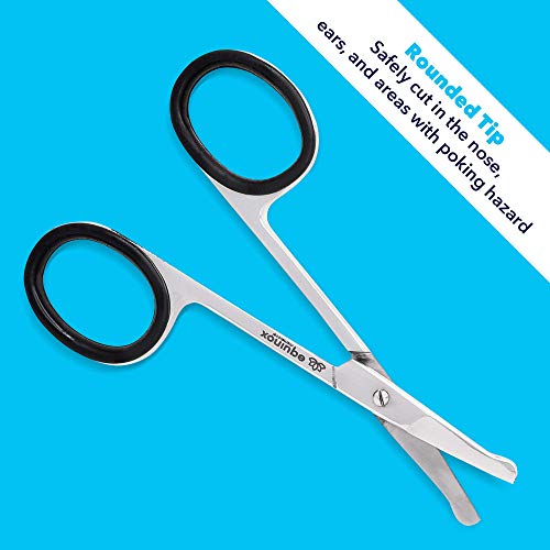 Equinox Mustache Scissors for a Beautiful Facial Hair Look - Use for trimming...