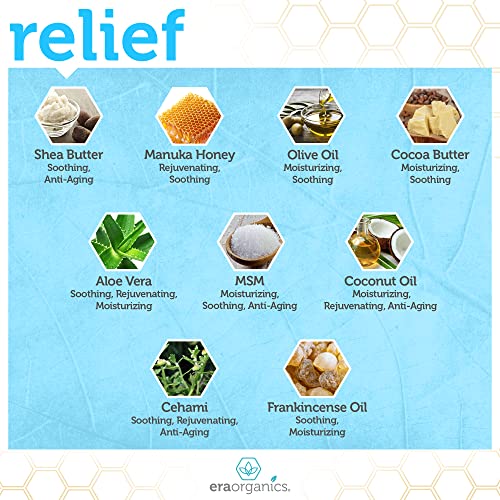 Era Organics Eczema, Psoriasis & Dermatitis Moisturizer Cream - Advanced 15-i...